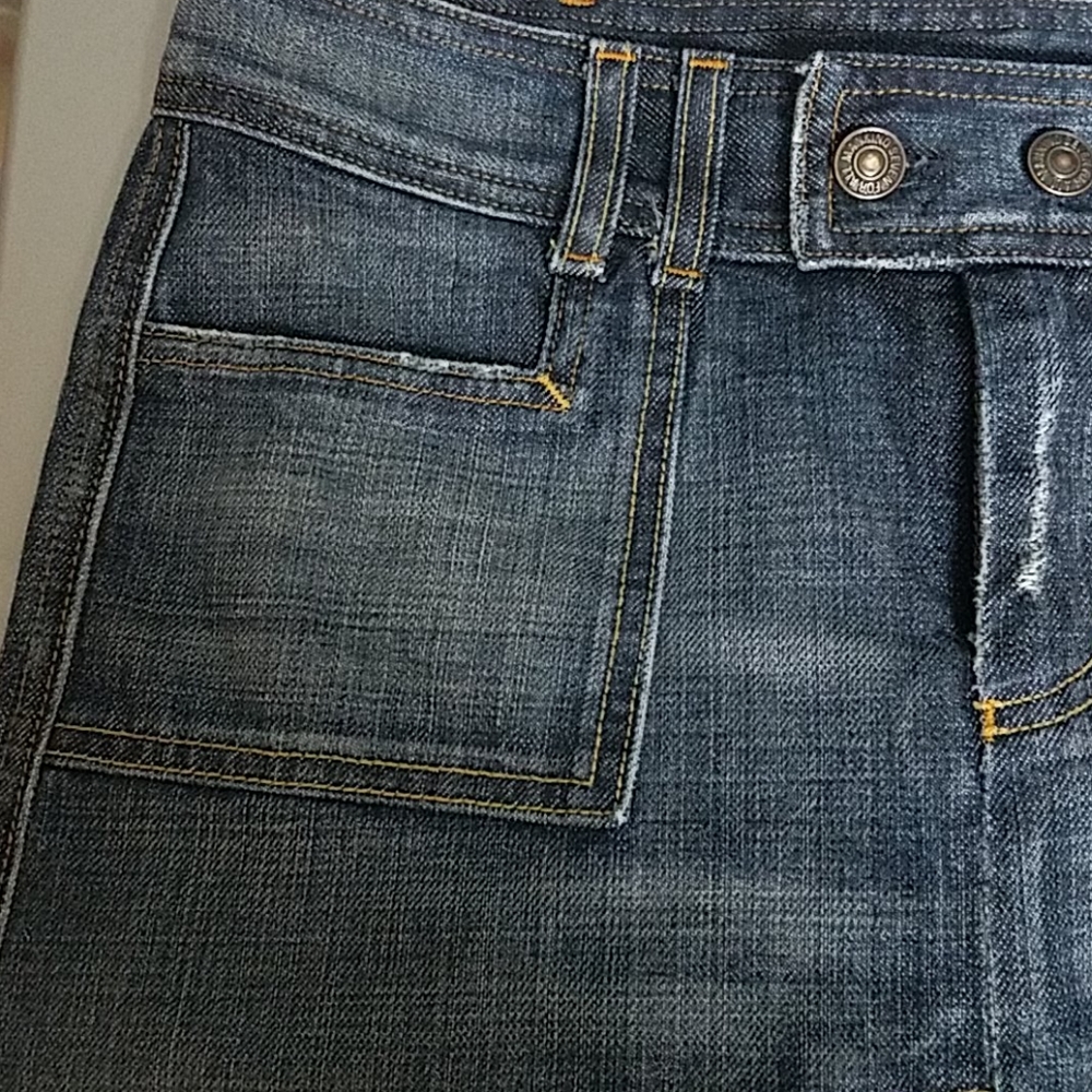 7 For All Mankind Jean Skirt - Picture 3 of 9